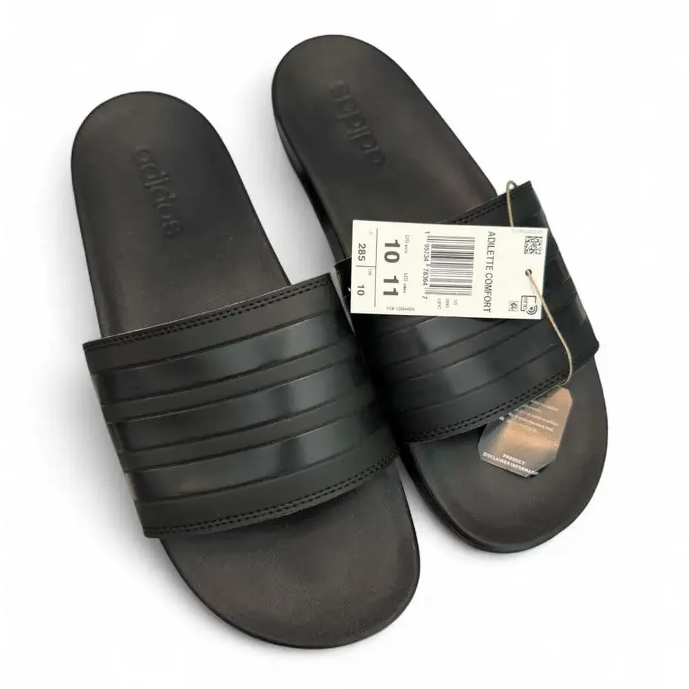 Adidas Adilette Comfort Slides Black